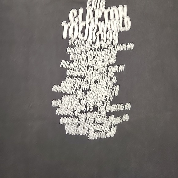 Vtg 1998 Eric Clapton World Tour T-Shirt Hanes Live Blues Rock Concert Tee Sz XL - Picture 3 of 13